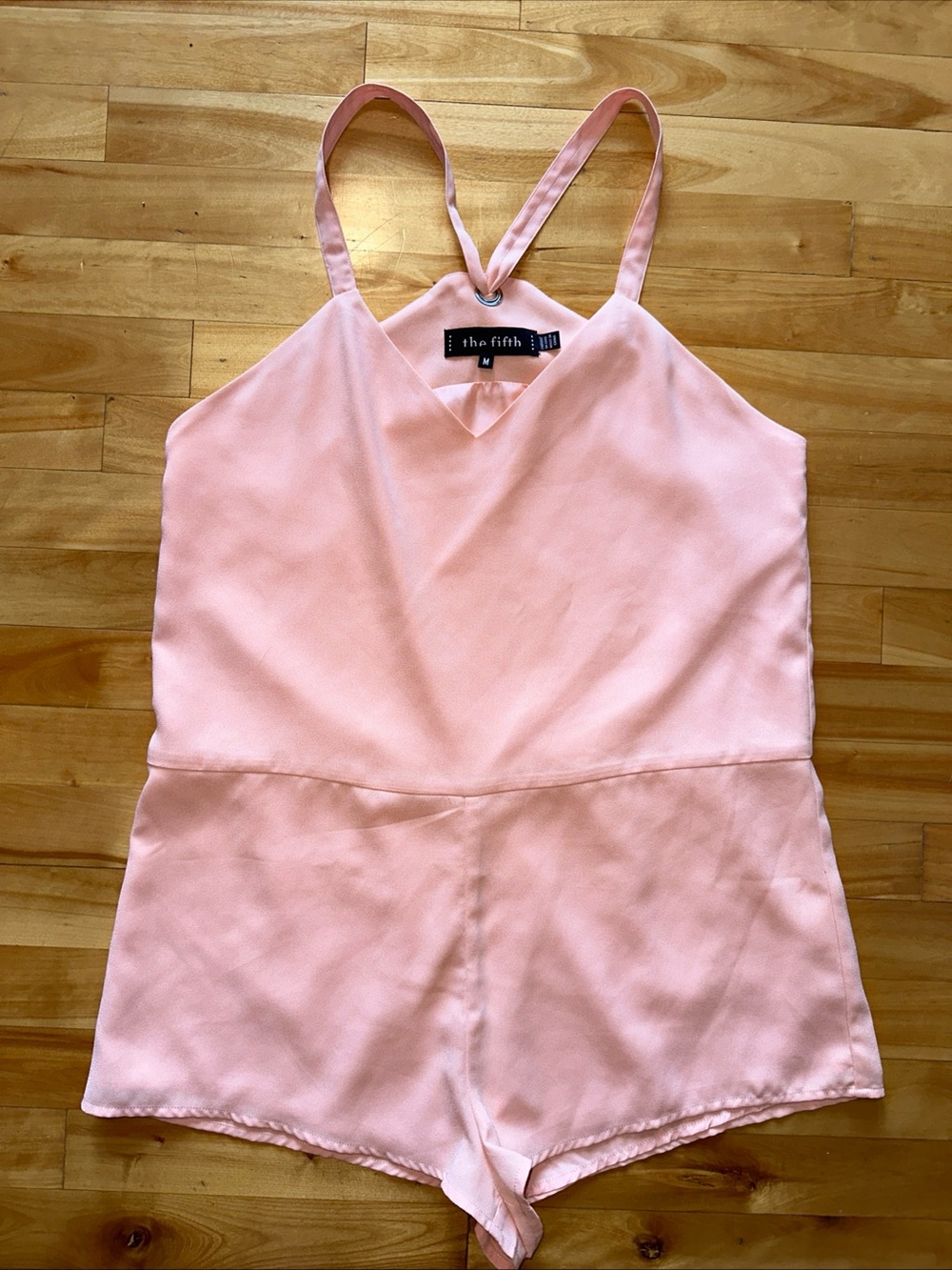 The Fifth Label peach Halter Romper